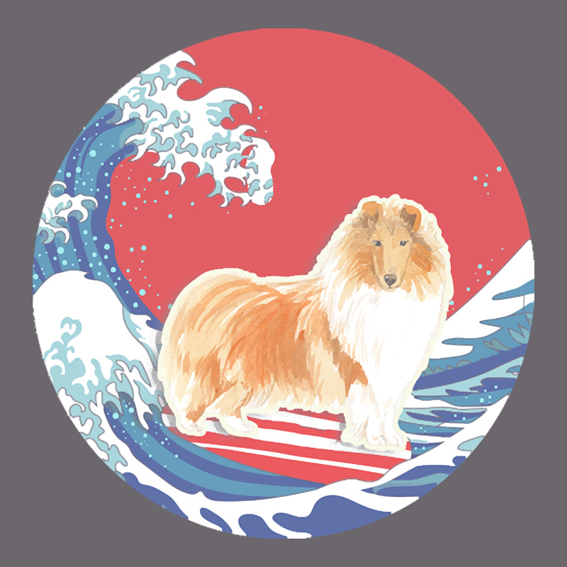 Rough Collie T  Shirt Rough Collie Gifts   Ocean Waves Surfing Rough C Premium Sweatshirt by linhVisuals | Teevron