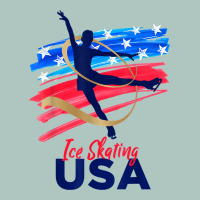 Ice Skating Dance Support The Team Tshirt Usa Flag T Shirt Premium Sweatshirt | Teevron