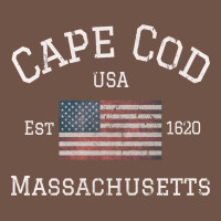 Cape Cod Massachusetts American Flag Usa Travel Vintage Pullover Hoodi Premium Sweatshirt | Teevron