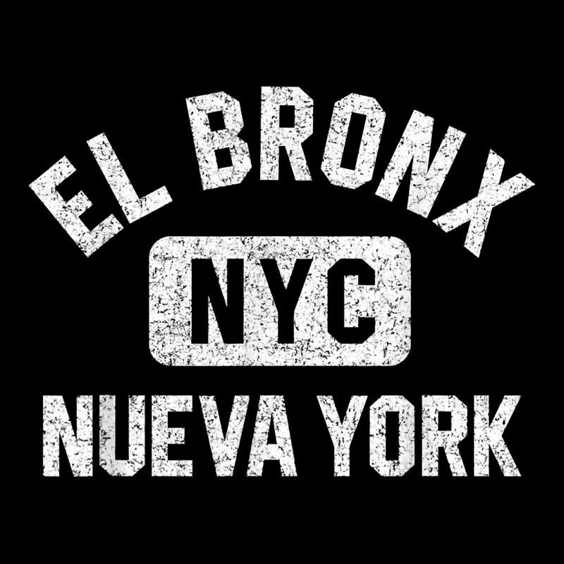 El Bronx Nueva York Nyc Gym Style Distressed White Print T Shirt Premium Sweatshirt by linhVisuals | Teevron