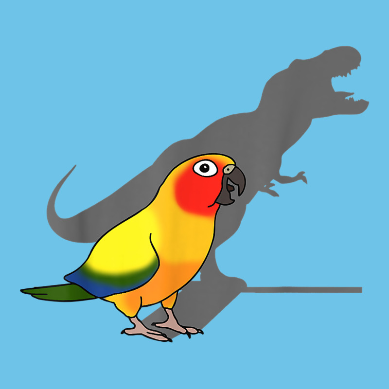 Cute Screaming Parrot, Birb Memes, Funny T Rex Sun Conure T Shirt Premium Sweatshirt by linhVisuals | Teevron