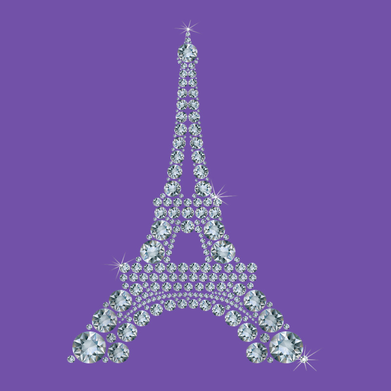 Eiffel Tower With Diamonds The Parisian French Love Sign T Shirt Premium Sweatshirt by linhVisuals | Teevron