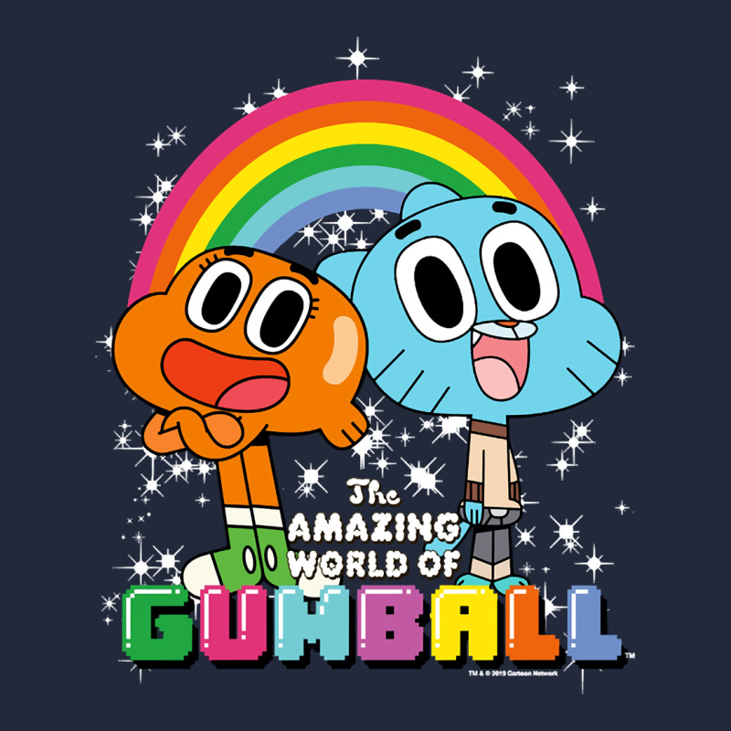 Cn The Amazing World Of Gumball & Darwin Rainbow Portrait Pullover Hoo Premium Sweatshirt by linhVisuals | Teevron