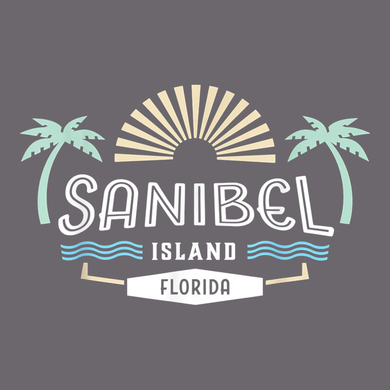 Sanibel Island Retro Style Florida T Shirt Premium Sweatshirt by linhVisuals | Teevron