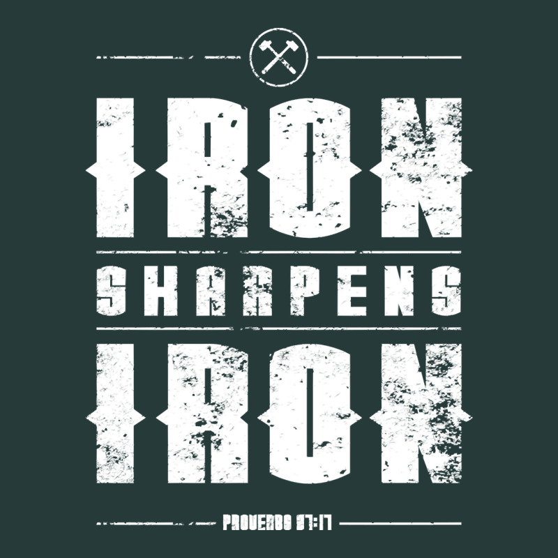 Iron Sharpens Iron Proverbs Christian Bible Verse Religious Pullover H Premium Sweatshirt by linhVisuals | Teevron