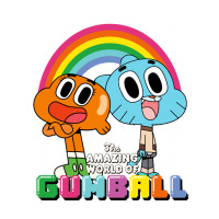 cn the amazing world of gumball & darwin rainbow portrait pullover hoo | Teevron