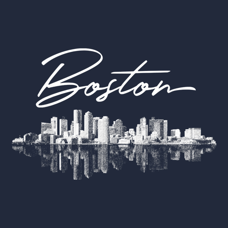 Boston Skyline T Shirt For Women, Men, Girls & Boys Premium Sweatshirt by linhVisuals | Teevron