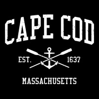 Cape Cod Ma Vintage Crossed Oars & Boat Anchor Sports Sweatshirt Premium Sweatshirt | Teevron
