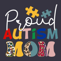 Proud Autism Mom Leopard Pattern Design Autism Awa Vintage Hoodie | Teevron