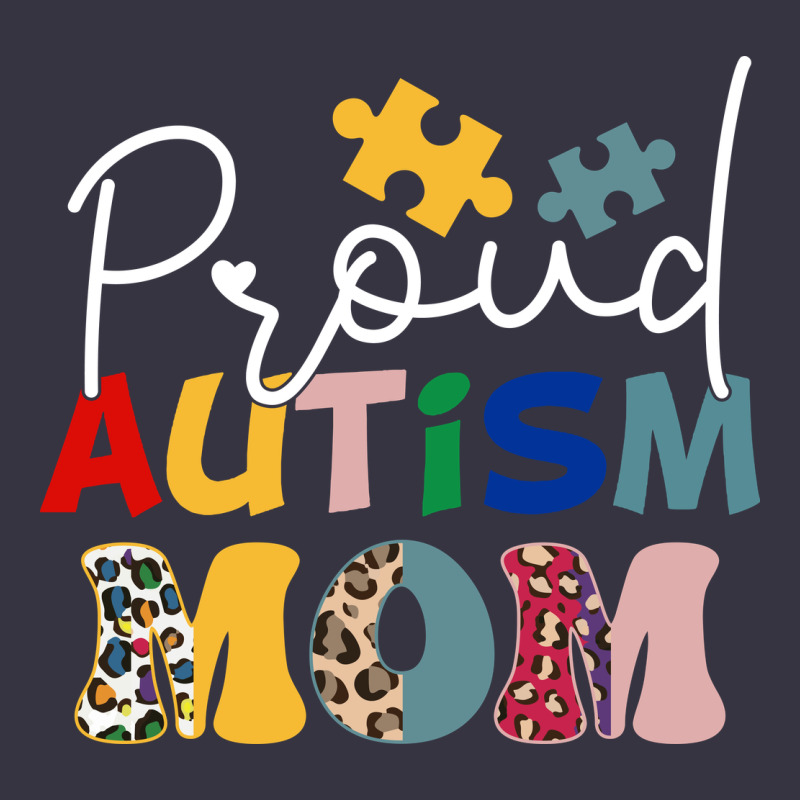 Proud Autism Mom Leopard Pattern Design Autism Awa Vintage Hoodie by CowhideDigitalArt | Teevron