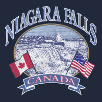 Americana Niagara Falls Scene Canada America Flags Sweatshirt Premium Sweatshirt | Teevron