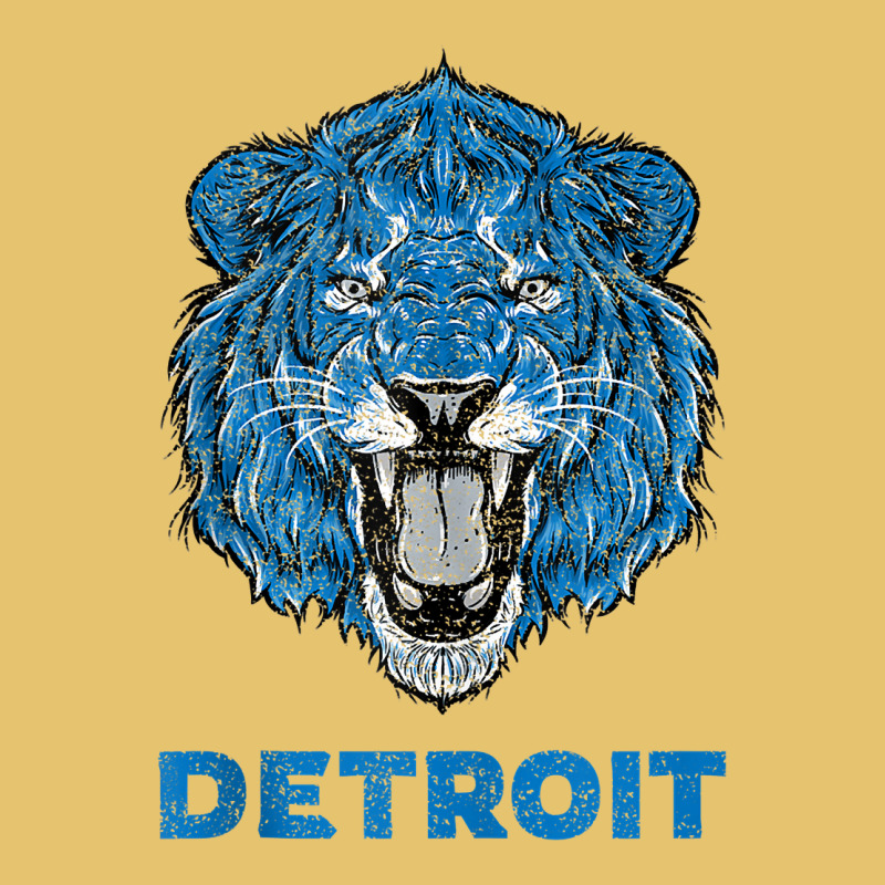 Funny Vintage Lion Face Head Detroit Gifts Tank Top Premium Sweatshirt by linhVisuals | Teevron