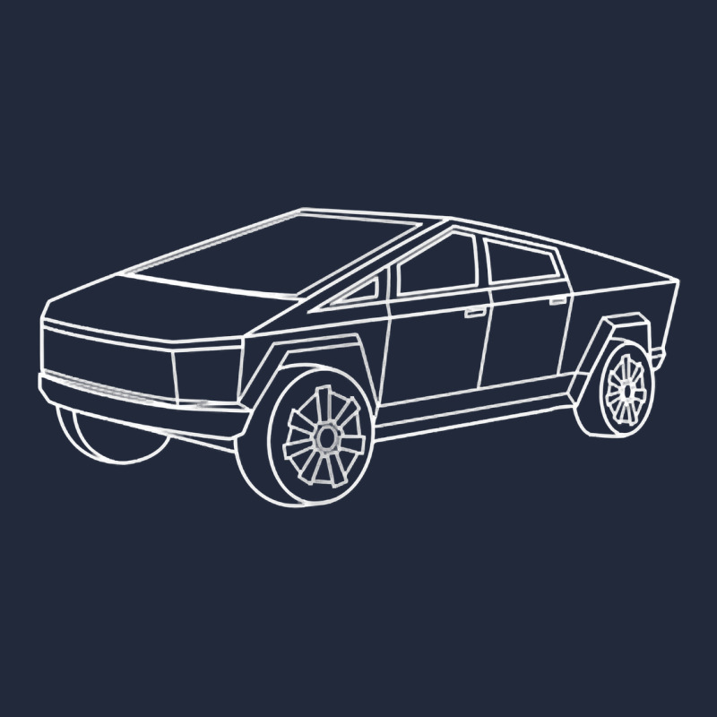 Cybertrucks Line Art Pocket Futuristic Ev Truck Cyber Design T Shirt Premium Sweatshirt by linhVisuals | Teevron