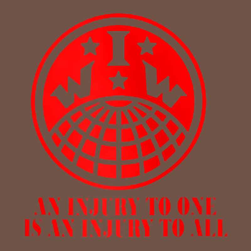 Iww Injury One Is Injury To All Front And Back Red Zip Hoodie Premium Sweatshirt by linhVisuals | Teevron