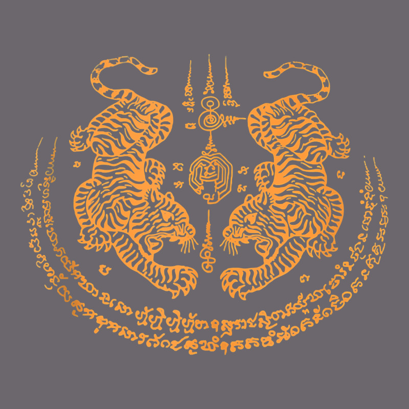 Twin Tiger Sak Yant Tattoo Muay Thai Thailand Martial Art Tank Top Premium Sweatshirt by linhVisuals | Teevron