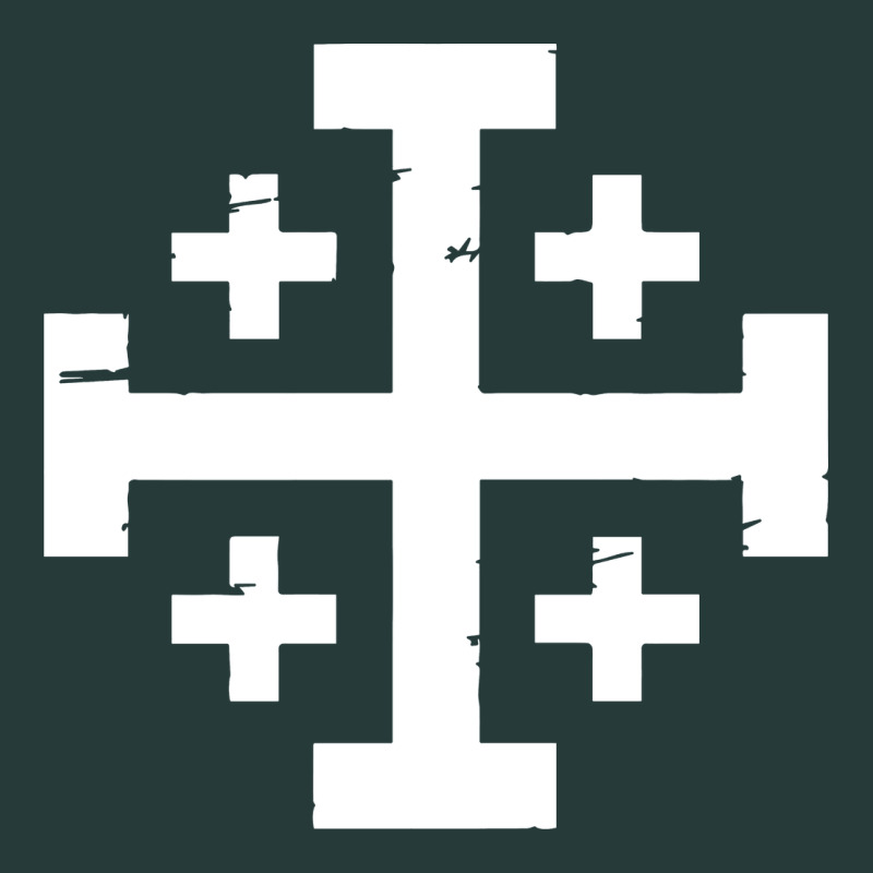 Crusader Cross Of Jerusalem Premium Sweatshirt by linhVisuals | Teevron