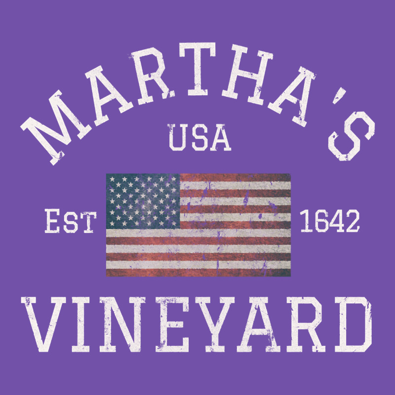 Martha's Vineyard Massachusetts American Flag Usa Vintage Pullover Hoo Premium Sweatshirt by linhVisuals | Teevron