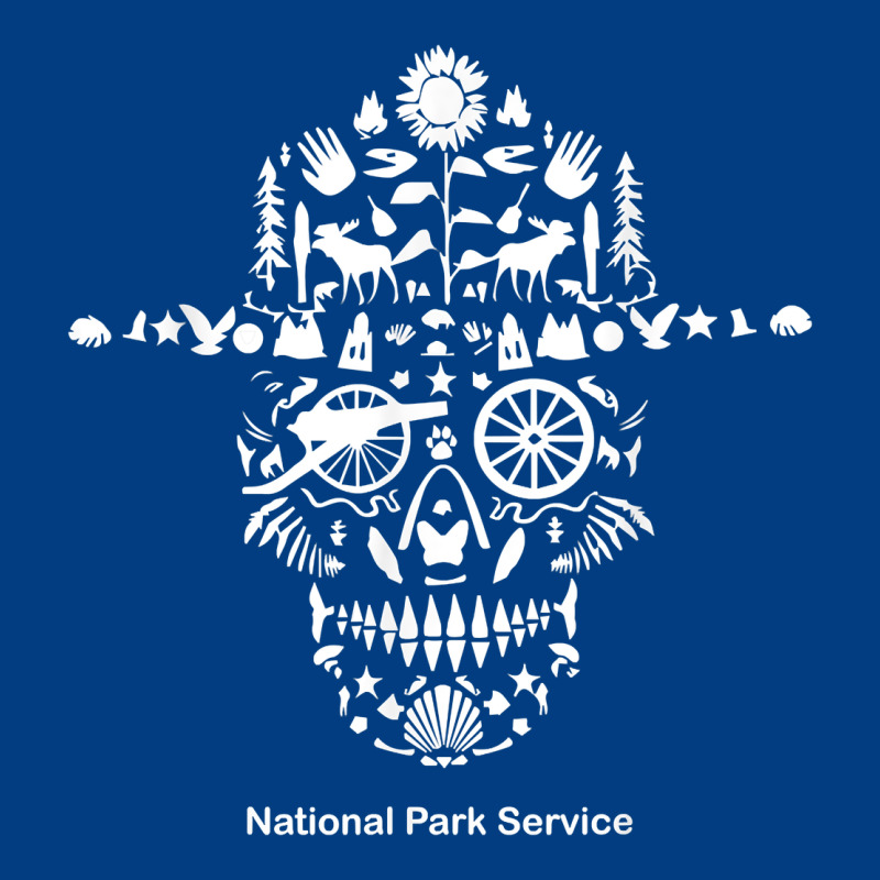 National Park Service, Skull Animals Hiking Camping Eliments T Shirt Premium Sweatshirt by linhVisuals | Teevron