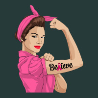 Believe Cancer Awareness Women Gift Premium Sweatshirt | Teevron