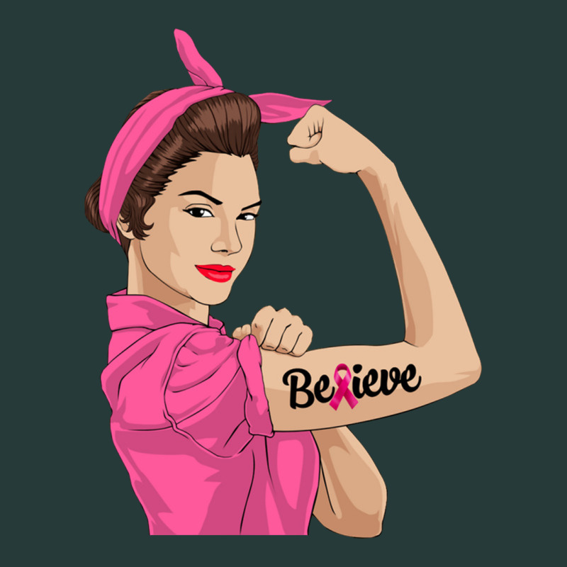 Believe Cancer Awareness Women Gift Premium Sweatshirt by linhVisuals | Teevron