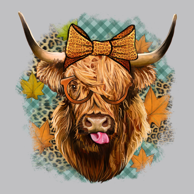 Fall Highland Cow Classic Tee by Jasminsmagicworld | Teevron