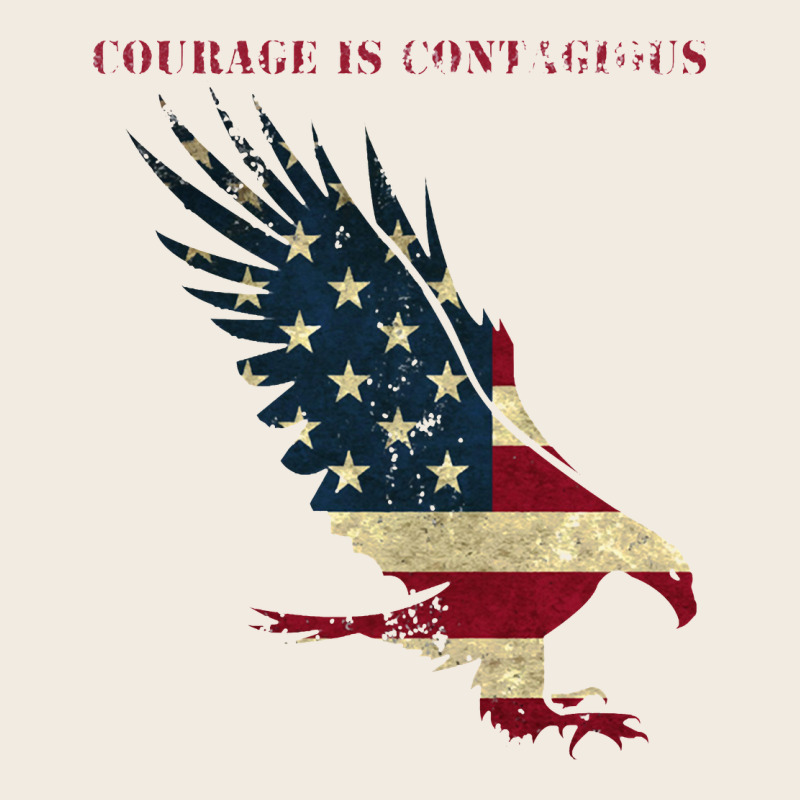 Courage Is Contagious And Eagle Premium Sweatshirt by linhVisuals | Teevron