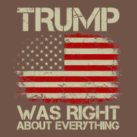 Vintage Usa American Flag Trump Was Right About Everything Pullover Ho Premium Sweatshirt | Teevron