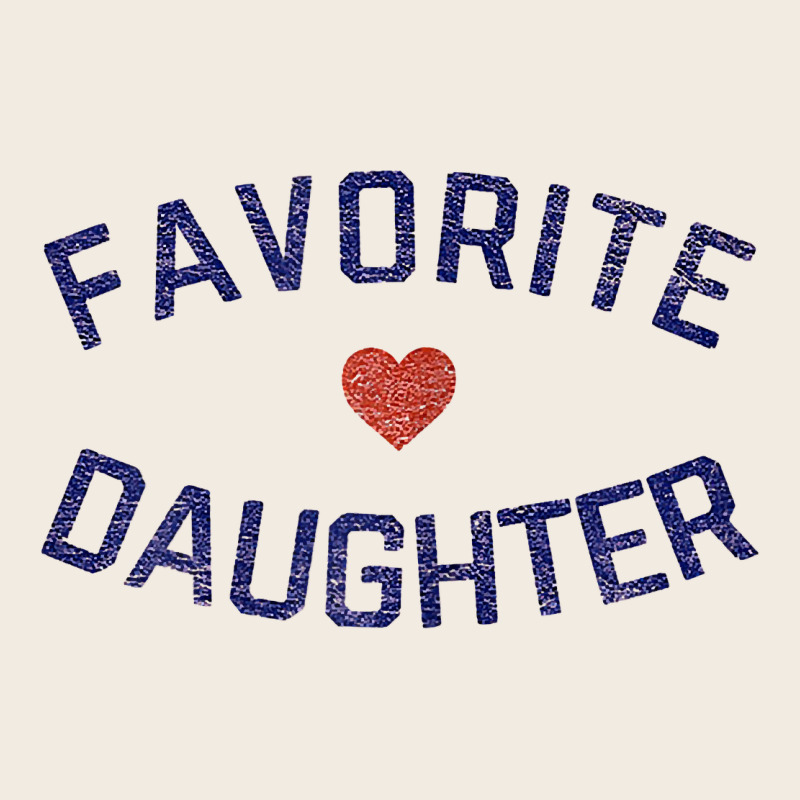 Womens Favorite Daughter Heart Distressed Vintage Faded Classic T Shir Premium Sweatshirt by linhVisuals | Teevron