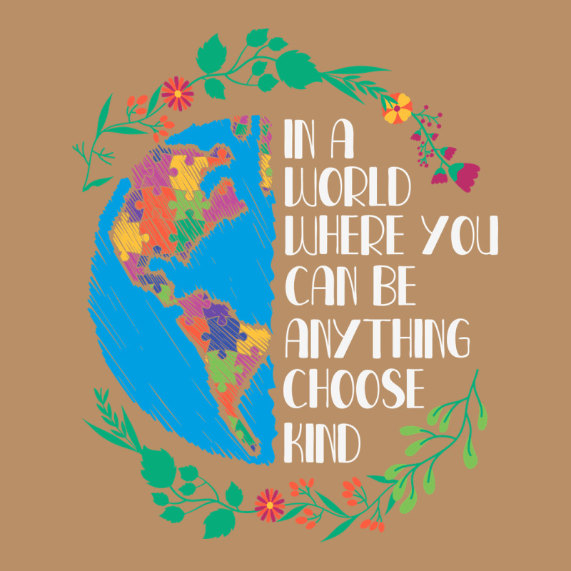 Autism Awareness Kindness Puzzle Earth Vintage Hoodie by CowhideDigitalArt | Teevron