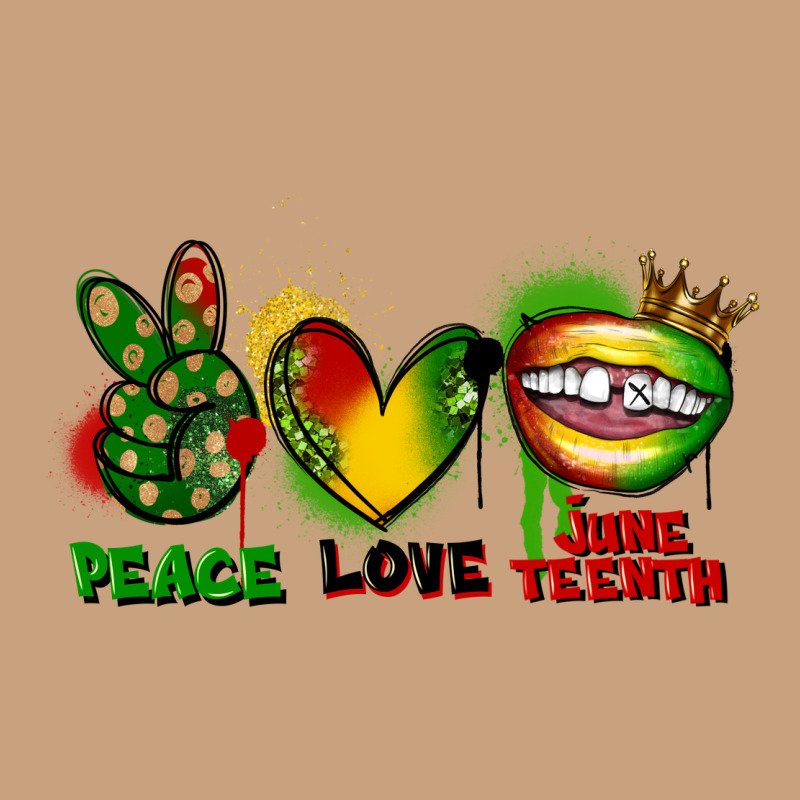 Peace Love Juneteenth Vintage Tee by FaDigitalArtStudio | Teevron