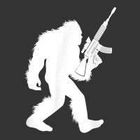 bigfoot with rifle sasquatch 2nd amendment gun t shirt | Teevron