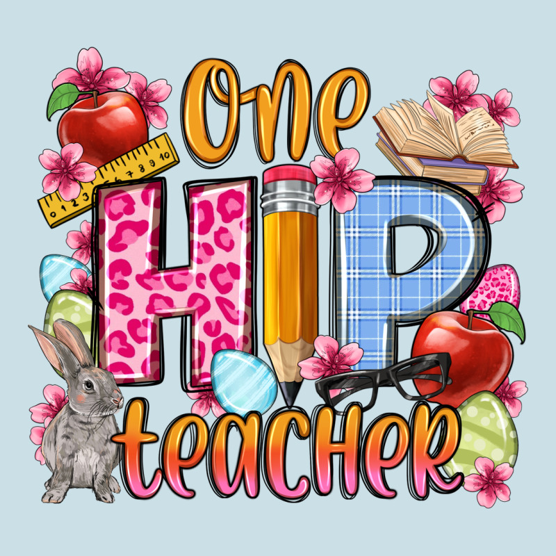 Easter Day One Hip Teacher Ladies Tee by OliviaCreatesArt | Teevron
