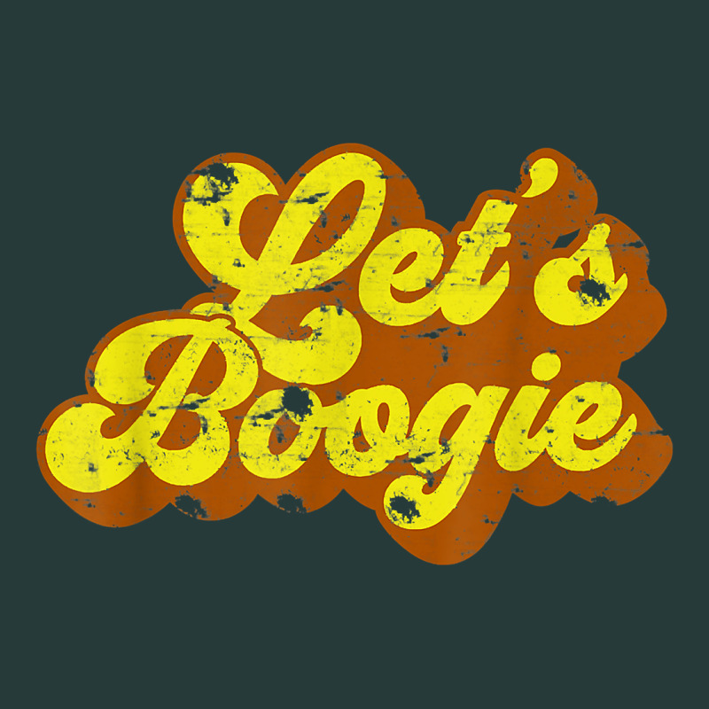Lets Boogie Shirt Vintage Dancing 1980s Disco Themed Party T Shirt Premium Sweatshirt by linhVisuals | Teevron