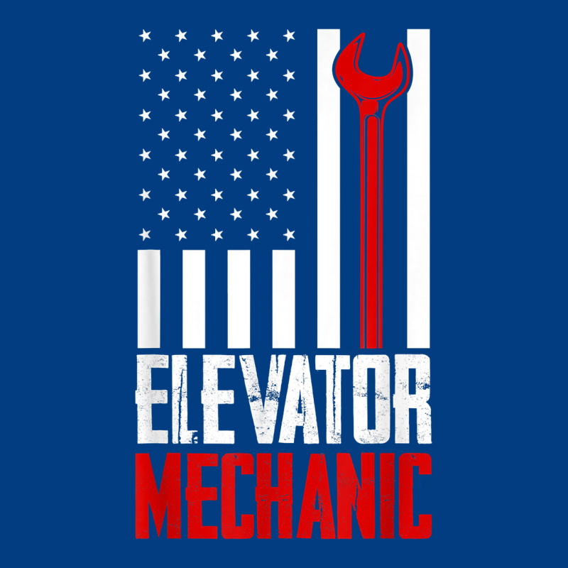 Elevator Mechanic American Flag Gift For Elevator Technician T Shirt Premium Sweatshirt by linhVisuals | Teevron