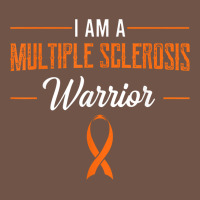 Multiple Sclerosis Warrior Autoimmune Disease Orange Ribbon Premium Sweatshirt | Teevron