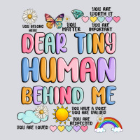 Dear Tiny Human Behind Me Zipper Hoodie | Teevron