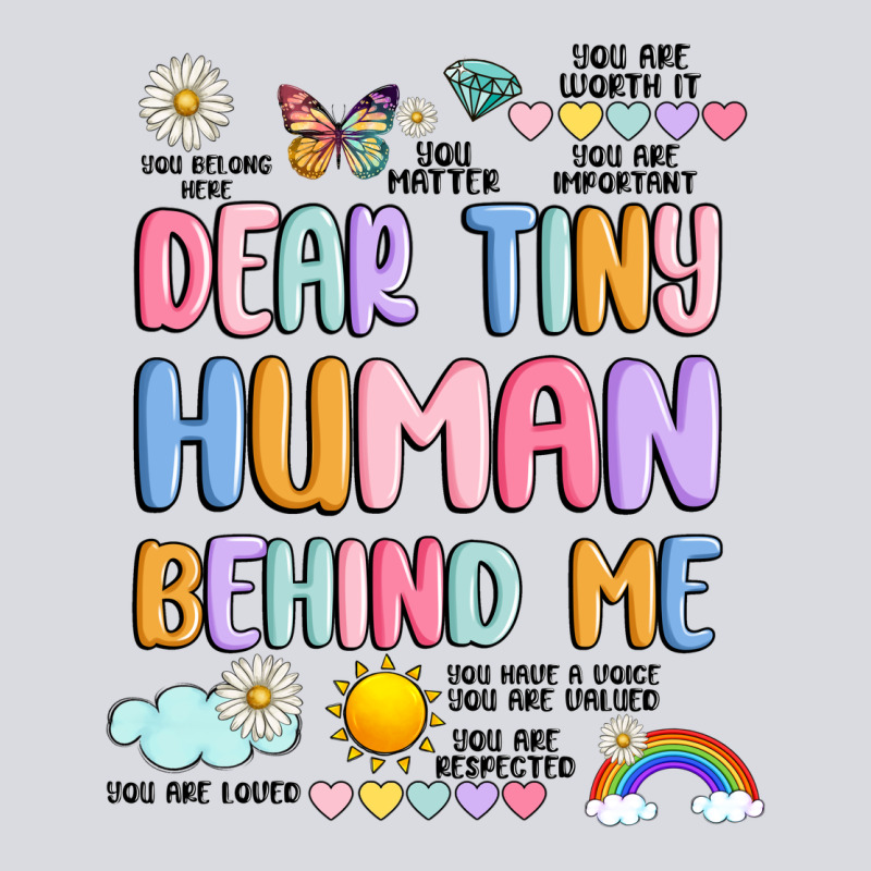 Dear Tiny Human Behind Me Zipper Hoodie by JahusDesignShop | Teevron