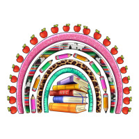 teacher pen apple books rainbow | Teevron