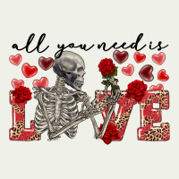 Skeleton All You Need Is Love Urban Heavy Tee | Teevron