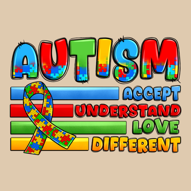 Autism Accept Understand Love Different Heavyweight Sweatshirt by JahusDesignShop | Teevron