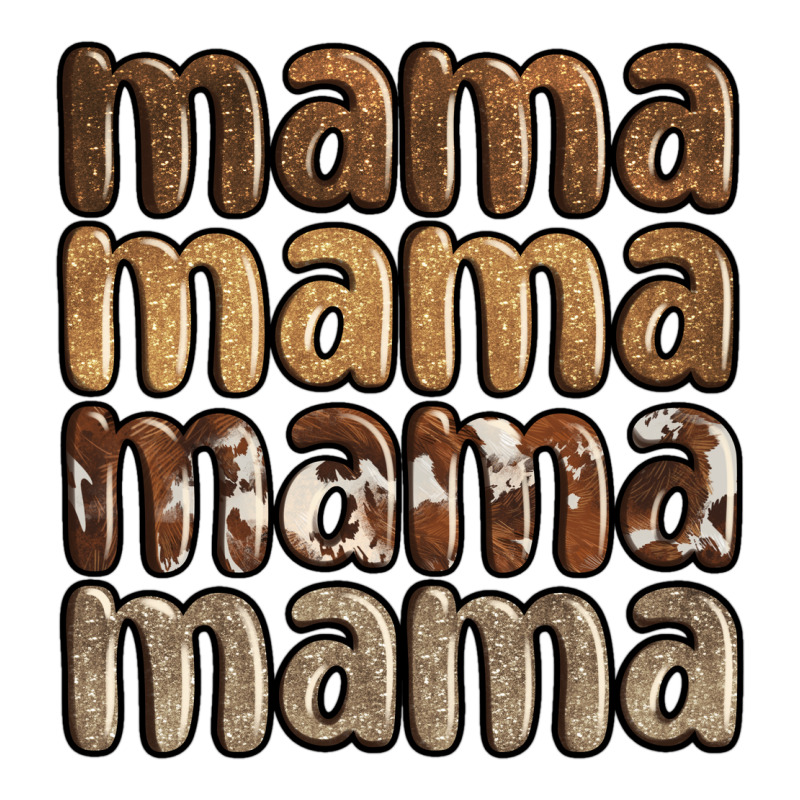 Faux Sequins Mama Zipper Hoodie by JahusDesignShop | Teevron