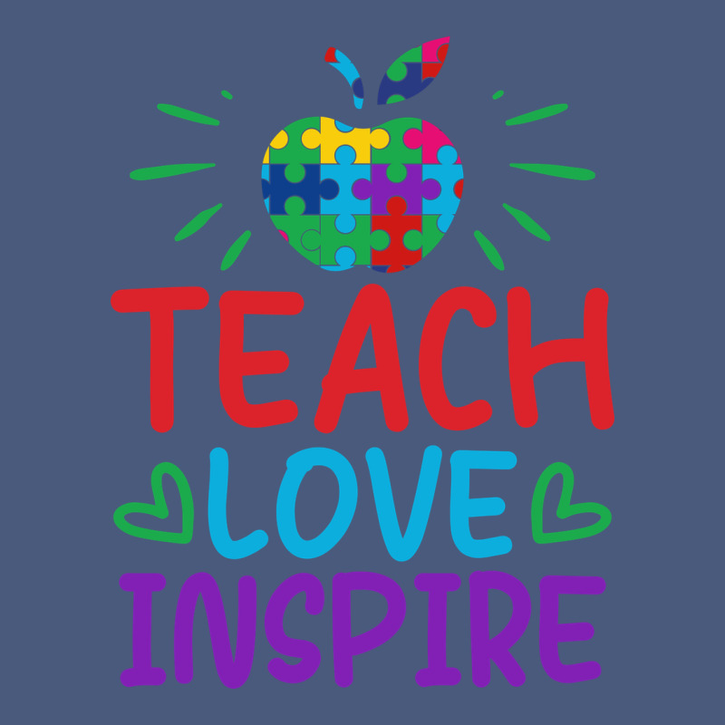Teach Love Inspire Vintage Hoodie by CowhideDigitalArt | Teevron