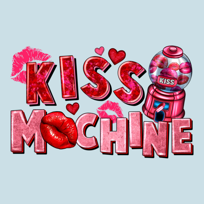 Kiss Machine Valentine's Day Ladies Tee by FaDigitalArtStudio | Teevron