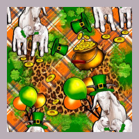 St. Patrick's Goat Family With Balloons Seamless Vintage Tee | Teevron