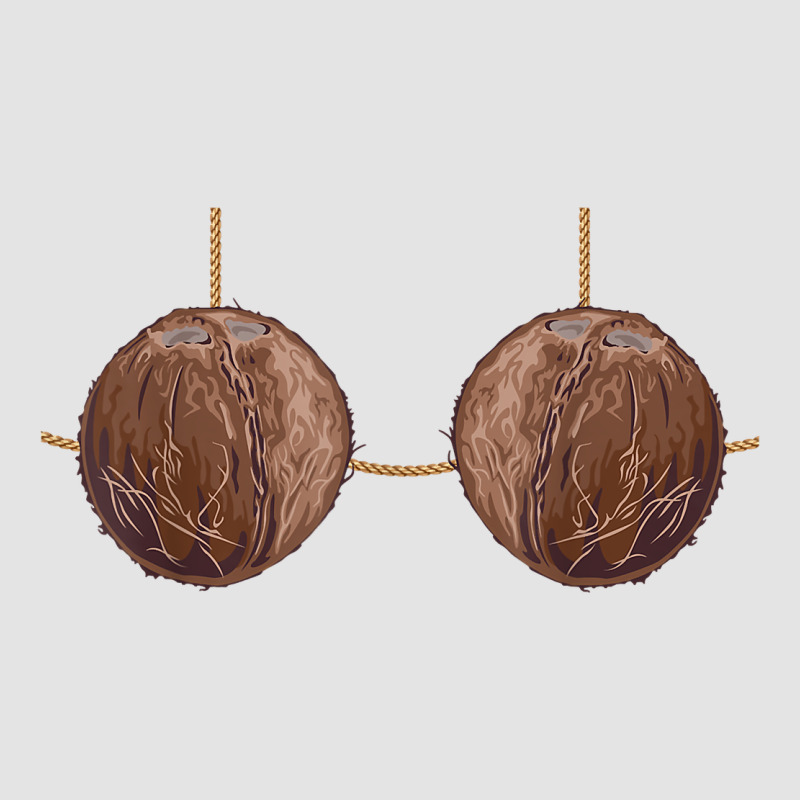Coconut Bra Easy Adult Halloween Tiki Party Costume T Shirt Premium Sweatshirt by linhVisuals | Teevron