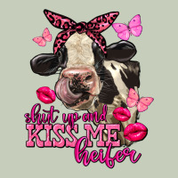 Valentine's Day Shut Up And Kiss Me Holstein Cow Ladies Tee | Teevron