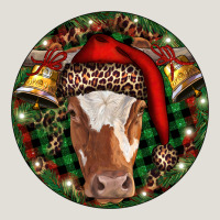 Longhorn Cow Christmas Heavy Core Tee | Teevron
