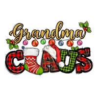 Grandma Claus With Christmas Gift Sock Mother's Premium Tee | Teevron