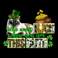 St. Patrick's Cat Who Needs Luck When You Are This Premium Tee | Teevron