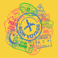 Bon Voyage Travel Stamp T Shirt Premium Sweatshirt | Teevron